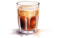 Coffee drink juice glass. AI generated Image by rawpixel.