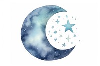 Astronomy symbol night moon. AI generated Image by rawpixel.