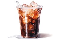 Ice drink glass soda. 