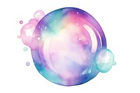 Bubble sphere purple soap. AI generated Image by rawpixel.