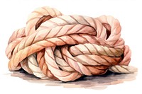 Rope knot white background durability. AI generated Image by rawpixel.