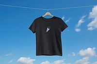 Realistic t-shirt mockup, casual fashion psd