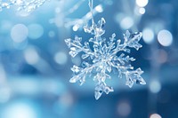 Snowflake backgrounds crystal nature. AI generated Image by rawpixel.