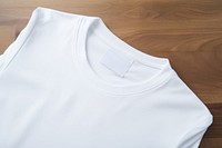 T-shirt sleeve white undershirt. 