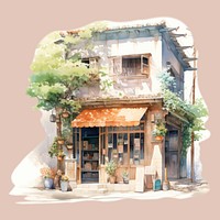 Architecture building outdoors street. AI generated Image by rawpixel.