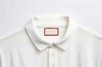 Sleeve collar shirt white. 