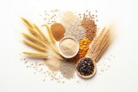 Food produce wheat grain. AI generated Image by rawpixel.