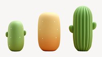 Cactus green toy representation. AI generated Image by rawpixel.
