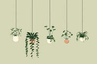 Plant hanging planter pottery. AI generated Image by rawpixel.