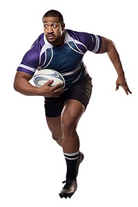 Rugby sports player ball. AI generated Image by rawpixel.