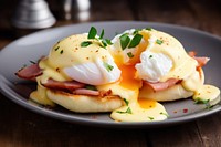 Egg brunch plate food. AI generated Image by rawpixel.