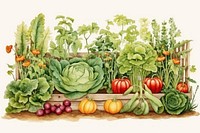 Vegetable garden plant food. 