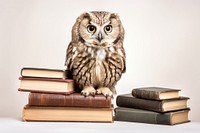 Book owl publication animal. AI generated Image by rawpixel.