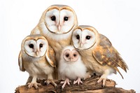 Owl animal bird studio shot. AI generated Image by rawpixel.
