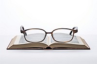 Glasses book publication reading. 