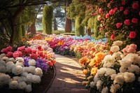 Flower garden outdoors nature. AI generated Image by rawpixel.