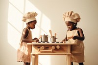 Kitchen cooking child food. AI generated Image by rawpixel.