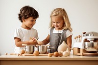 Kitchen cooking child bowl. 