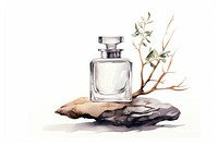 Perfume bottle branch container. AI generated Image by rawpixel.