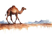 Camel mammal animal desert. AI generated Image by rawpixel.