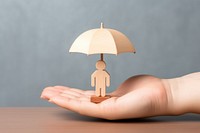 Hand umbrella holding finger. AI generated Image by rawpixel.