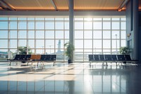 Airport architecture building terminal. 