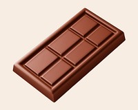 Chocolate dessert food white background. AI generated Image by rawpixel.