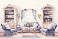 Architecture furniture building cottage. AI generated Image by rawpixel.