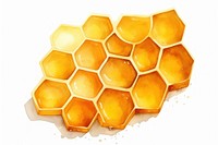 Honeycomb white background apiculture freshness. 