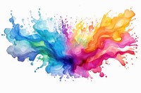 Backgrounds paint white background creativity. AI generated Image by rawpixel.