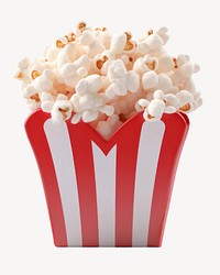 Popcorn snack food red. AI generated Image by rawpixel.
