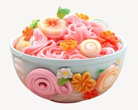 Dessert icing food bowl. AI generated Image by rawpixel.