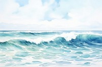 Sea seascape outdoors nature. AI generated Image by rawpixel.
