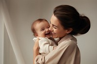 Baby adult happy cute. AI generated Image by rawpixel.