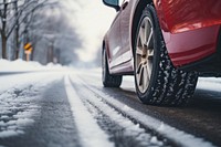 Car tire winter. 