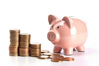 Coin money pig investment. AI generated Image by rawpixel.
