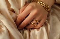 Bracelet hand jewelry finger. AI generated Image by rawpixel.