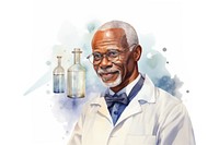 Scientist portrait glasses adult. AI generated Image by rawpixel.
