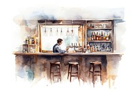 Drink bar bartender bottle. AI generated Image by rawpixel.