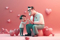Father adult love togetherness. AI generated Image by rawpixel.
