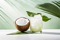 Drink coconut fruit plant. 