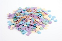 Confetti pill white background medication. AI generated Image by rawpixel.