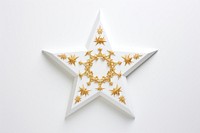 White star celebration decoration. 