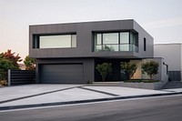 Architecture building garage home. 