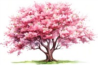 Tree blossom flower cherry. AI generated Image by rawpixel.