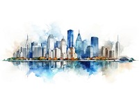 City architecture metropolis cityscape. AI generated Image by rawpixel.