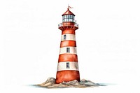 Lighthouse tower architecture building. AI generated Image by rawpixel.