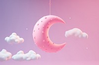 Moon nature night tranquility. AI generated Image by rawpixel.