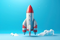 Rocket aircraft vehicle missile. AI generated Image by rawpixel.