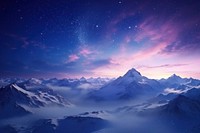Mountain sky landscape panoramic. AI generated Image by rawpixel.